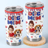 Custom 3D Inflated Effect Printed Tumbler - Personalized Birthday Gifts For Dog Lovers, Dog Dad And Mom - Fur Real Flavor