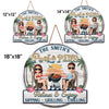Custom Wood Sign - Personalized Summer Vacation And Travel Gifts For Husband And Wife, Him And Her - Cheers To Summer Days