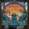 Custom Wood Sign - Personalized Summer Vacation And Travel Gifts For Husband And Wife, Him And Her - Sunshine And Sips