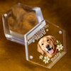 Custom Photo Acrylic Pet Fur Keepsake Box - Personalized Pet Memorial Sympathy Gifts For Dogs, Cats - Forever In My Heart