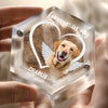 Custom Photo Acrylic Pet Fur Keepsake Box - Personalized Pet Memorial Sympathy Gifts For Dogs, Cats - Forever Loved, Forever Missed