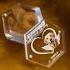 Custom Photo Acrylic Pet Fur Keepsake Box - Personalized Pet Memorial Sympathy Gifts For Dogs, Cats - Forever Loved, Forever Missed
