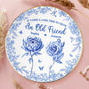 Custom Full-Print Round Jewelry Dish - Personalized Best Friend Birthday Gifts For Women - Friendship Grows Stronger With Time
