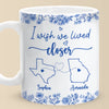 Custom Mug - Personalized Best Friend Birthday Gifts For Women - Distance Means So Little To The Heart