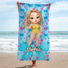 Custom Beach Towel - Personalized Summer Vacation And Travel Gifts For Women - Beach Days And Cocktails