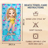 Custom Beach Towel - Personalized Summer Vacation And Travel Gifts For Women - Beach Days And Cocktails