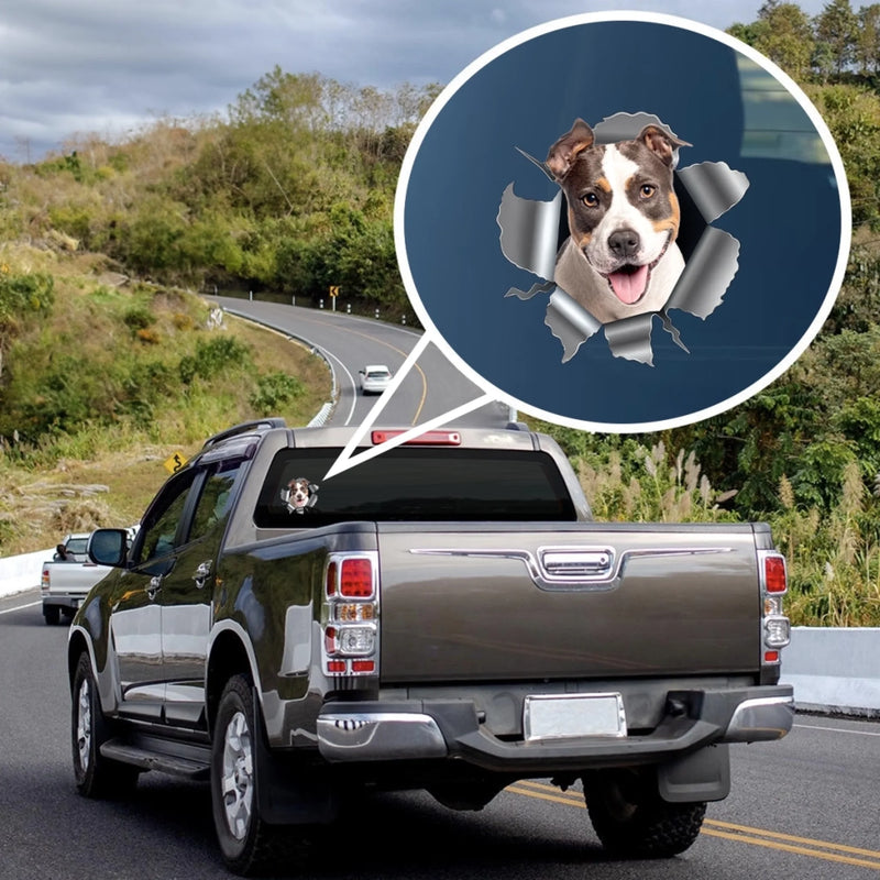 Custom Photo RV Decal - Personalized Birthday Gifts For Dog Cat Lovers, Dog Dad And Mom, Cat Owners - Cracking You Up, One Paw At A Time