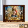 Custom Photo Wood & Acrylic Plaque - Personalized Memorial Sympathy Gifts For Women, Men, All Believers, Jesus Lovers - Peaceful In Paradise