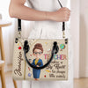 Custom Leather Handbag - Personalized Birthday Gifts For Teachers - To Teach Is To Touch A Life Forever
