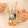 Custom Enamel Flower Tea Cup With Lid & Spoon - Personalized Garden Gifts For Gardeners - Life’s Better In The Garden