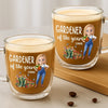 Custom Double Wall Glass Mug - Personalized Garden Gifts For Gardeners - Full Of Plant Power