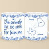 Custom Mug - Personalized Best Friend Birthday Gifts For Women - Wishing You Were Right Here