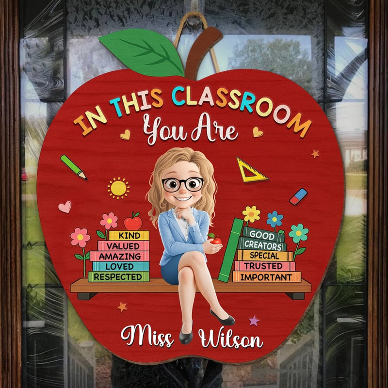 Custom Wood Sign - Personalized Back To School Gifts For Teachers - Kindness Is Always Cool