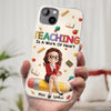 Custom Clear Phone Case - Personalized Back To School Gifts For Teachers - Where Learning Blooms