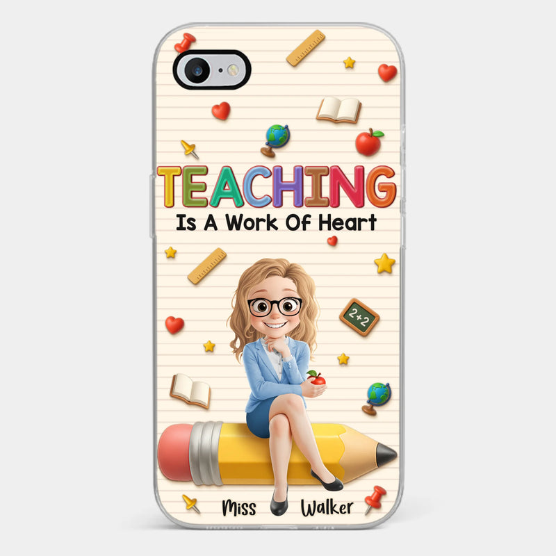 Custom Name Teacher Gifts - Personalized Phone Case