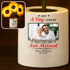 Custom Photo Sunflower Lamp Night Light - Personalized Memorial Sympathy Gifts For Loss Of Mom, Dad - Missing You Always