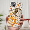 Custom 3D Inflated Effect Printed Clear Phone Case - Personalized Birthday Gifts For Cat Lovers, Cat Mom And Dad - Furry Friends Brighten Every Call