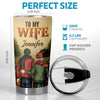 Custom Tumbler - Personalized Anniversary Wedding Gifts For Husband And Wife, Him And Her - Love Never Gets Old