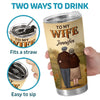 Custom Tumbler - Personalized Anniversary Wedding Gifts For Husband And Wife, Him And Her - Holding On To You