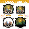 Custom Window Hanging Suncatcher Ornament - Personalized Anniversary Wedding Gifts For Husband And Wife, Dog Dad And Mom - You, Me, And A Whole Lot Of Woof