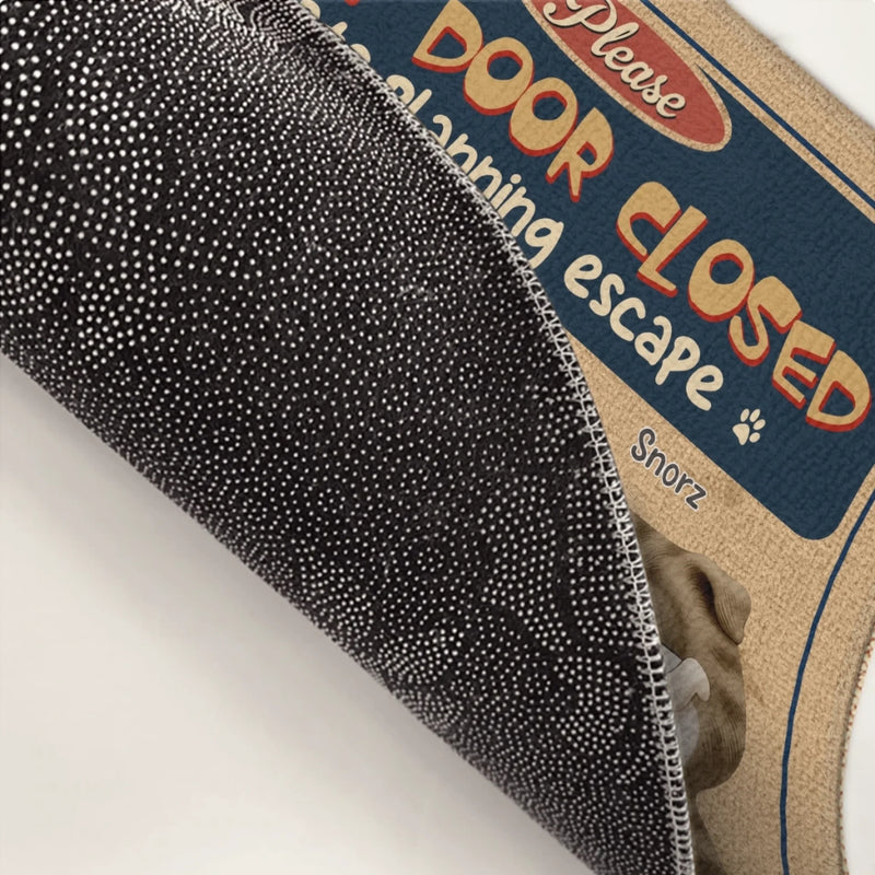 Custom Home Decor Decorative Mat - Personalized Birthday Gifts For Cat Lovers, Cat Mom And Dad - Stop The Paws Before They Break Free