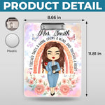 Custom Name Teacher Appreciation Gifts - Personalized Acrylic Clipboard