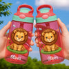 Custom 16oz Plastic Kids Water Bottle - Personalized Back To School Gifts For Kids - Sip Safari Adventures Daily