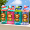 Custom 16oz Plastic Kids Water Bottle - Personalized Back To School Gifts For Kids - Sip Safari Adventures Daily