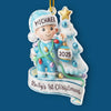 Custom Acrylic Ornament - Personalized Christmas Baby Shower, Gender Reveal Gifts For New Moms, New Dads, New Parents - Stockings, Snows, And Baby Giggles