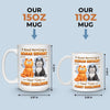 Custom Mug - Personalized Birthday Gifts For Cat Lovers, Cat Mom And Dad - Good Morning Human Servant