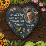 Custom Photo Memorial Garden Decor - Personalized Memorial Stone