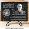 Custom Photo Your Life Was A Blessing - Memorial Personalized Custom Rectangle Shaped Stone With Stand - Sympathy Gift For Family Members