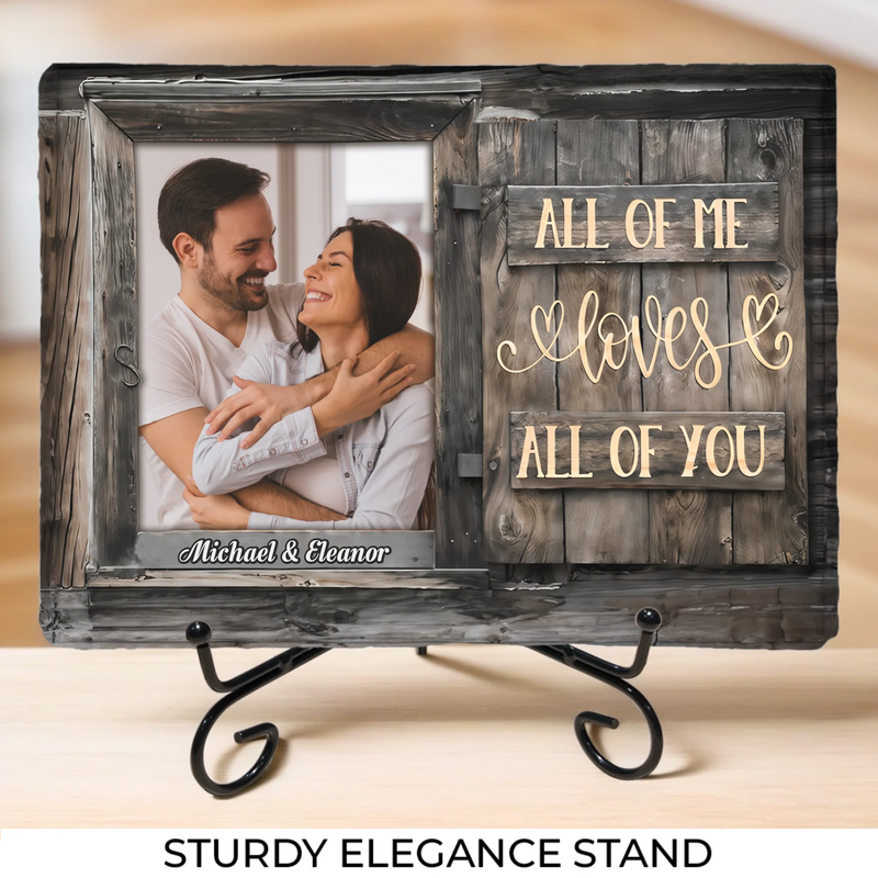 Custom Photo You Are My Favorite Work Of Art - Couple Personalized Custom Rectangle Shaped Stone With Stand - Gift For Husband Wife, Anniversary
