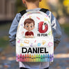 Custom Kids Backpack - Personalized Back To School Gifts For Kids - School Is My Playground