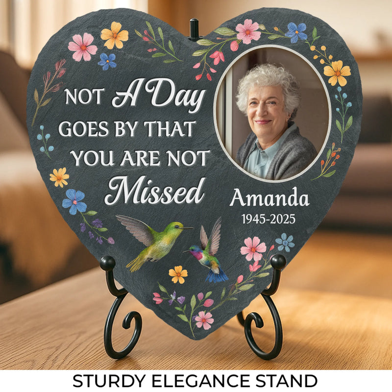 Custom Photo Memorial Garden Decor - Personalized Memorial Stone