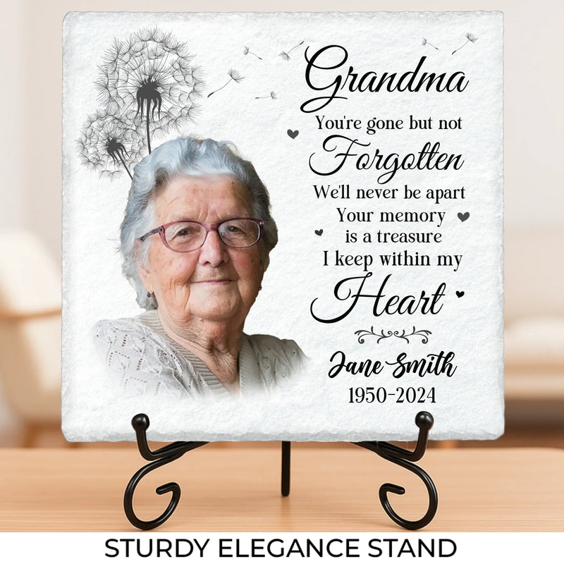 Custom Photo Grandma Memorial Gifts - Personalized Memorial Stone