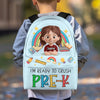 Custom Kids Backpack - Personalized Back To School Gifts For Kids - Ready To Learn Big Things