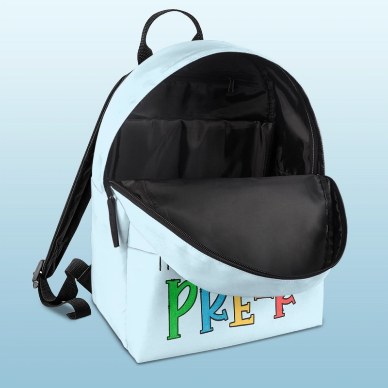Custom Name Preschool Rainbow Gifts for Kids - Personalized Kid Backpack