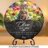 Custom Photo You Would Have Lived Forever - Memorial Personalized Custom Round Shaped Stone With Stand - Sympathy Gift For Pet Owners, Pet Lovers