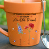 Custom Plant Pot Ceramic Mug - Personalized Best Friend Birthday Gifts For Women - It Takes A Long Time To Grow An Old Friend -  Flower Pot Mug