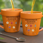 Grandma's Garden Floral Gardening Gift - Plant Pot Mug