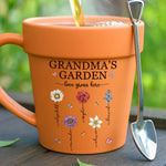 Grandma's Garden Floral Gardening Gift - Plant Pot Mug