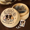 Custom Photo Wooden Fur Keepsake Box - Personalized Pet Memorial Gifts For Dogs, Cats - Forever In My Heart