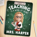 Custom Name Teacher Gifts - Personalized Acrylic Clipboard