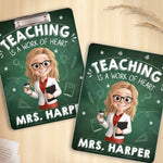 Custom Name Teacher Gifts - Personalized Acrylic Clipboard