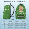 Custom Kids Backpack - Personalized Back To School Gifts For Kids - Eat, Play, Build, Repeat