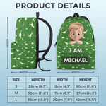 Custom Name Dinosaur Gifts for Kids - Personalized Kid Backpack