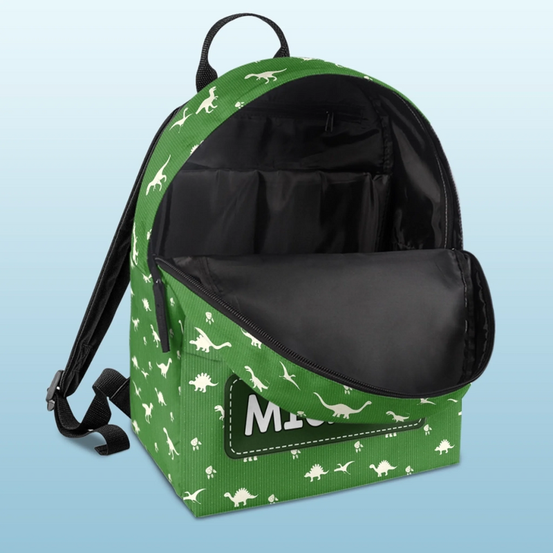 Custom Name Dinosaur Gifts for Kids - Personalized Kid Backpack