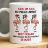 Custom Mug - Personalized Best Friend Birthday Gifts For Women - Friends Together In Every Distance