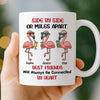 Custom Mug - Personalized Best Friend Birthday Gifts For Women - Friends Together In Every Distance